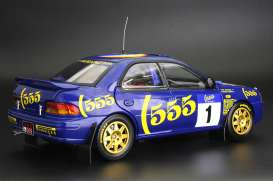 Subaru  - Impreza 555 #1 P.Bourne 1994 blue/yellow - 1:18 - SunStar - 5526 - sun5526 | Toms Modelautos