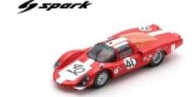 Porsche  - 906 LH 1967 red/white - 1:43 - Spark - us268 - spaus268 | Toms Modelautos