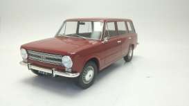 Fiat  - 124 Familiare  1972 monza red - 1:18 - Triple9 Collection - 1800221 - T9-1800221 | Toms Modelautos