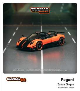 Pagani - Zonda orange/black - 1:64 - Tarmac - T64G-TL021-OR - TC-T64GTL021OR | Toms Modelautos Pagani - Zonda orange/black - 1:64 - Tarmac - T64G-TL021-OR - TC-T64GTL021OR | Toms Modelautos