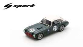 Aston Martin  - DB3 1952 green/white - 1:43 - Spark - s2434 - spas2434 | Toms Modelautos