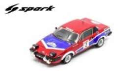 Triumph  - TR7 1978 red/blue - 1:43 - Spark - s7056 - spas7056 | Toms Modelautos