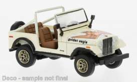 Jeep  - CJ-7 1980 beige - 1:87 - Brekina - pcx870314 - PCX870314 | Toms Modelautos