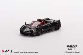 Pagani  - black - 1:64 - Mini GT - 00417-L - MGT00417LHD | Toms Modelautos