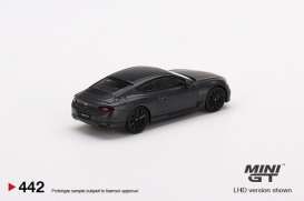 Bentley  - Continental GT 2022 anthracite - 1:64 - Mini GT - 00442-R - MGT00442RHD | Toms Modelautos