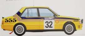 Mitsubishi  - Lancer Turbo 1985  - 1:24 - NuNu Hobby - 24032 - nunu24032 | Toms Modelautos