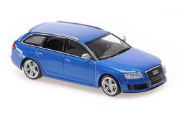 Audi  - RS6 2007 blue metallic - 1:43 - Maxichamps - 940017211 - mc940017211 | Toms Modelautos