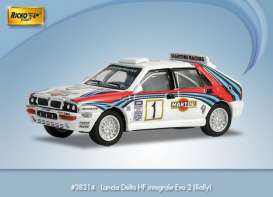 Lancia  - Delta HF Integrale Evo 2 #1 white/red/blue - 1:87 - Ricko - 38314 - ric38314 | Toms Modelautos