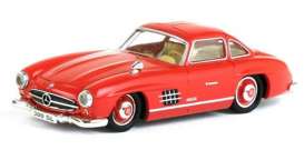 Mercedes Benz  - 300SL W198 red - 1:87 - Ricko - 38494 - ric38494 | Toms Modelautos