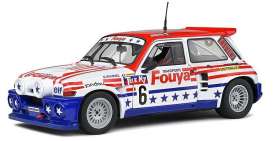 Renault  - 5 Maxi red/white/blue - 1:18 - Solido - 1804706 - soli1804706 | Toms Modelautos