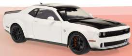 Dodge  - Challenger 2020 white/black - 1:18 - Solido - 1805706 - soli1805706 | Toms Modelautos