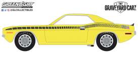 Plymouth  - AAR Cuda 1970 yellow - 1:64 - GreenLight - 62010D - gl62010D | Toms Modelautos