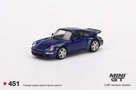 RUF  - CTR blue - 1:64 - Mini GT - MGT00451-L - MGT00451lhd | Toms Modelautos