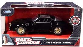 Pontiac  - Firebird Tego's F&F black/gold - 1:32 - Jada Toys - 30763 - jada30763 | Toms Modelautos