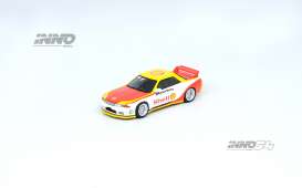 Nissan  - Skyline GT-R yellow/white/red - 1:64 - Inno Models - in64-R32P-SHELL - in64R32P-SHELL | Toms Modelautos