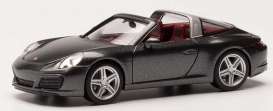 Porsche  - 911 Targa 4 grey metallic - 1:87 - Herpa - H38867-002 - herpa038867-002 | Toms Modelautos