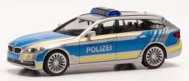 BMW  - 3 Touring blue/yellow/grey - 1:87 - Herpa - H096706 - herpa096706 | Toms Modelautos