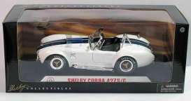 Shelby Cobra - 1966 white/blue - 1:18 - Shelby Collectibles - shelby115 | Toms Modelautos