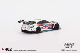 BMW  - M4 GT3 #96 2022 white/green/blue/red - 1:64 - Mini GT - 00462-L - MGT00462lhd | Toms Modelautos
