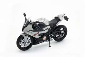 BMW  - S1000RR grey - 1:12 - Welly - 62207 - welly62207gy | Toms Modelautos