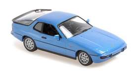 Porsche  - 924 1984 blue metallic - 1:43 - Maxichamps - 940062122 - mc940062122 | Toms Modelautos