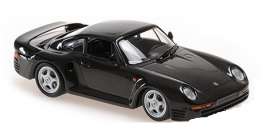 Porsche  - 959 1987 black metallic - 1:43 - Maxichamps - 940062520 - mc940062520 | Toms Modelautos