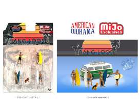 Figures  - Hang Loose 2022 various - 1:64 - American Diorama - 76500 - AD76500 | Toms Modelautos