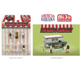 Figures  - Farmers Market 2022 various - 1:64 - American Diorama - 76501 - AD76501 | Toms Modelautos