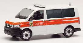 Volkswagen  - T6 red/white - 1:87 - Herpa - H096911 - herpa096911 | Toms Modelautos