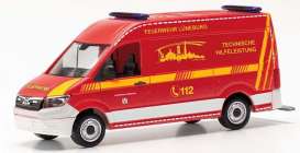 MAN  - TGE HD red/yellow - 1:87 - Herpa - H097093 - herpa097093 | Toms Modelautos