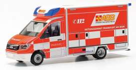 MAN  - TGE red/white - 1:87 - Herpa - H096898 - herpa096898 | Toms Modelautos