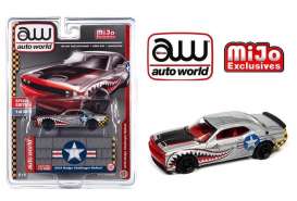 Dodge - Challenger Hellcat 2019 silver/black - 1:64 - Auto World - CP7940 - AWCP7940 | Toms Modelautos Dodge - Challenger Hellcat 2019 silver/black - 1:64 - Auto World - CP7940 - AWCP7940 | Toms Modelautos