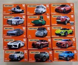Assortment/ Mix  - Power Grab 2022  - 1:64 - Matchbox - DNK70-959G - MBDNK70-979G | Toms Modelautos