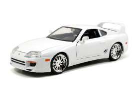 Toyota  - Supra F&F 1995 white - 1:24 - Jada Toys - 97375 - jada253203046 | Toms Modelautos