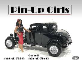 Figures  - Pin-Up Girl Caroll 2022  - 1:18 - American Diorama - 76343 - AD76343 | Toms Modelautos