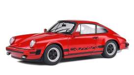 Porsche  - 911 Carrera 1977 red - 1:18 - Solido - 1802606 - soli1802606 | Toms Modelautos