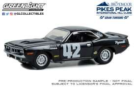 Plymouth  - Hemi 1971 black - 1:64 - GreenLight - 13330D - gl13330D | Toms Modelautos