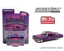 Chevrolet  - Impala Lowrider 1963 purple - 1:64 - GreenLight - 51464 - gl51464 | Toms Modelautos