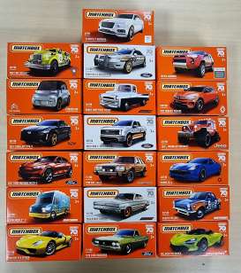 Assortment/ Mix  - Power Grab 2022  - 1:64 - Matchbox - DNK70-959J - MBDNK70-979J | Toms Modelautos