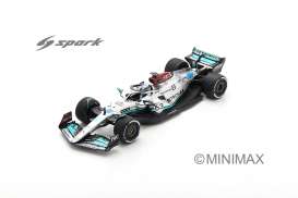 Mercedes Benz Petronas - F1 W13 E Performance 2022 silver/black/turquoise - 1:18 - Spark - 18s771 - spa18s771 | Toms Modelautos