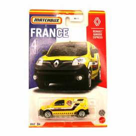 Renault  - Kangoo Express yellow - 1:64 - Matchbox - HFH71 - MBHFH71 | Toms Modelautos