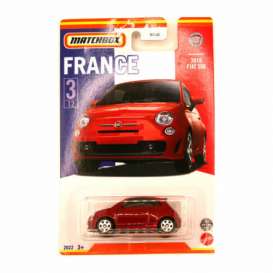 Fiat  - 500 red - 1:64 - Matchbox - HFH70 - MBHFH70 | Toms Modelautos