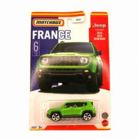 Jeep  - Renegade green - 1:64 - Matchbox - HFH73 - MBHFH73 | Toms Modelautos