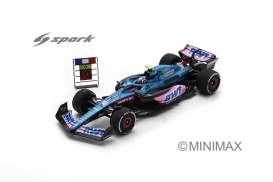 Alpine  - A522 2022 blue/pink - 1:43 - Spark - S8543 - spas8543 | Toms Modelautos