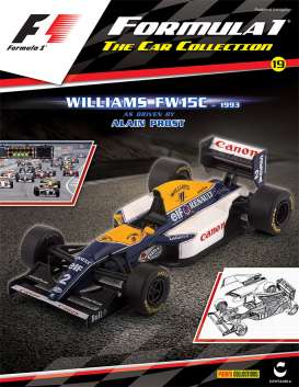 Williams  - FW15C 1993 yellow/white/blue - 1:43 - Magazine Models - magF1FW15C | Toms Modelautos