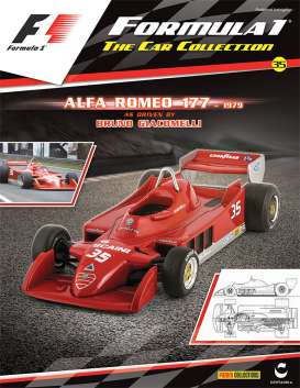 Alfa Romeo  - 177 #35 B. Giacomelli 1979 red - 1:43 - Magazine Models - magF1Alfa177-35 | Toms Modelautos