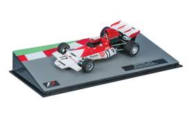 BRM  - P160B #17 JP Beltoise 1972 white/red - 1:43 - Magazine Models - MagF1BRMP160B | Toms Modelautos