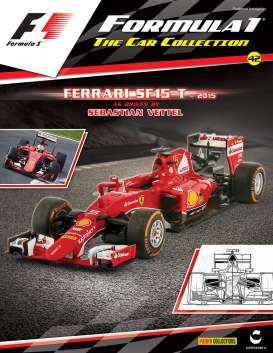 Ferrari  - SF15-T #5 S. Vettel 2015 red - 1:43 - Magazine Models - MagF1FerrariSF15 | Toms Modelautos