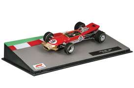 Lotus  - 49B #9 Grahem Hill 1968 red/gold - 1:43 - Magazine Models - magF1Lotus49B | Toms Modelautos