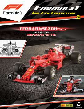 Ferrari  - SF70H #5 S. Vettel 2017 red - 1:43 - Magazine Models - magF1SF70H | Toms Modelautos